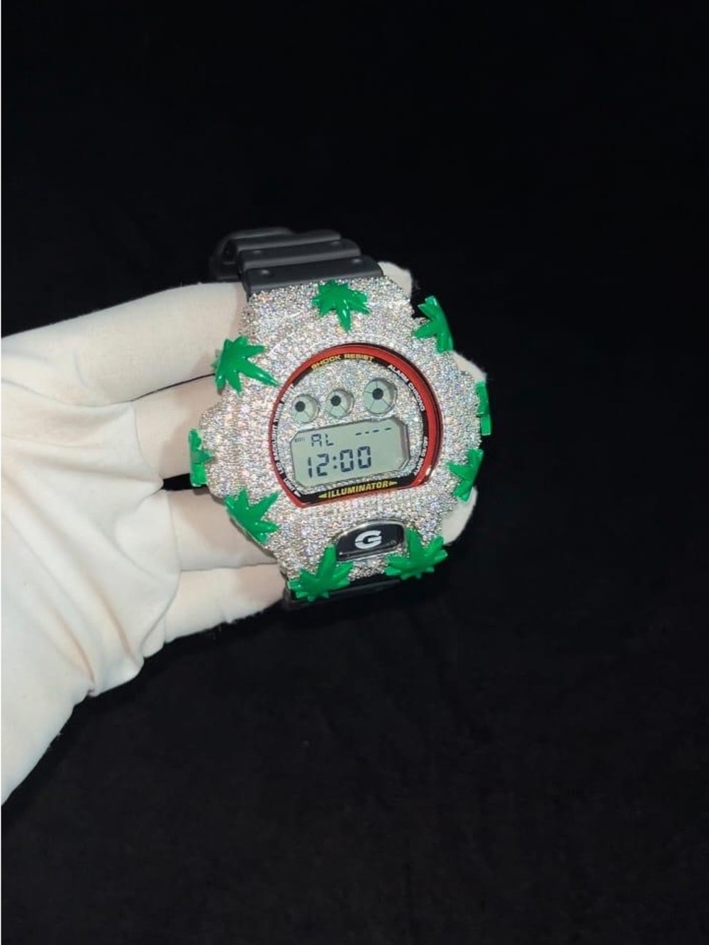 Maui Wowie 🍀VVS Moissanite Iced-Out G-Shock